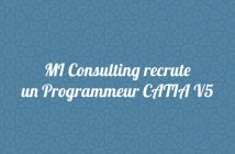 MI Consulting recrute un Programmeur CATIA V5